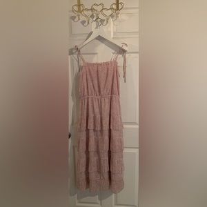 LUCY PARIS RUFFLE FLOWER DRESS